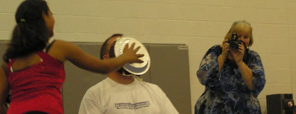 Photo Gallery and Video: Pie in the Face