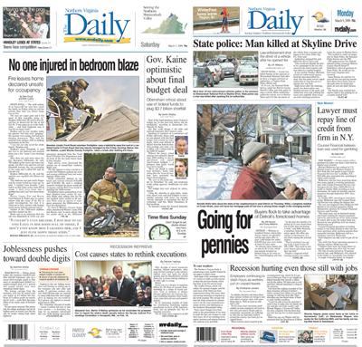 Preston Knight now works at the Northern Virginia Daily. Photo from visualeditors.com.