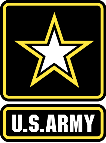 The logo for the U.S. Army, one of the military branches where DADT is in effect.