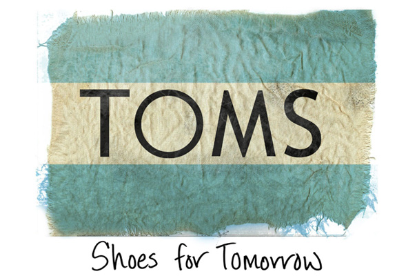 The logo of TOMS shoes. Photo courtesy of toms.com