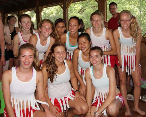 Girls cross country enjoys bonding at summer camp