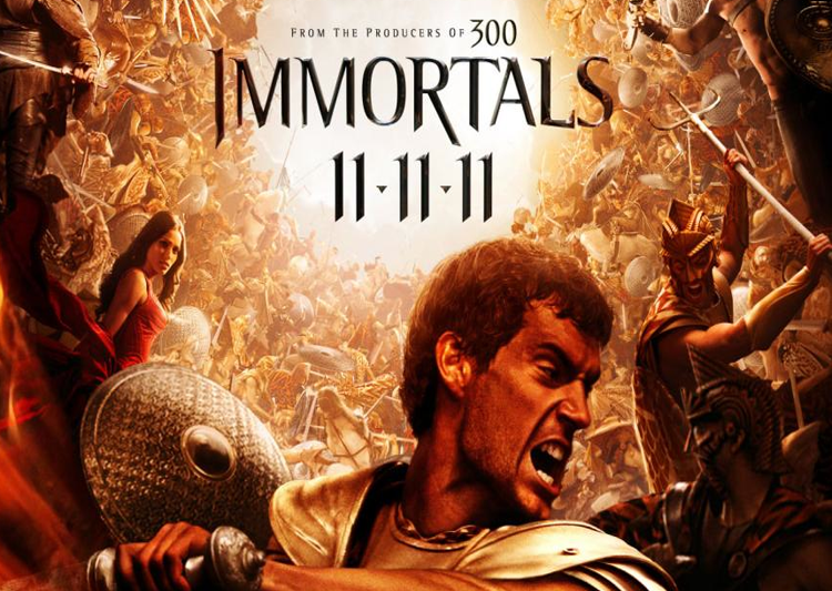 Immortals comes from the same producers of 300.
