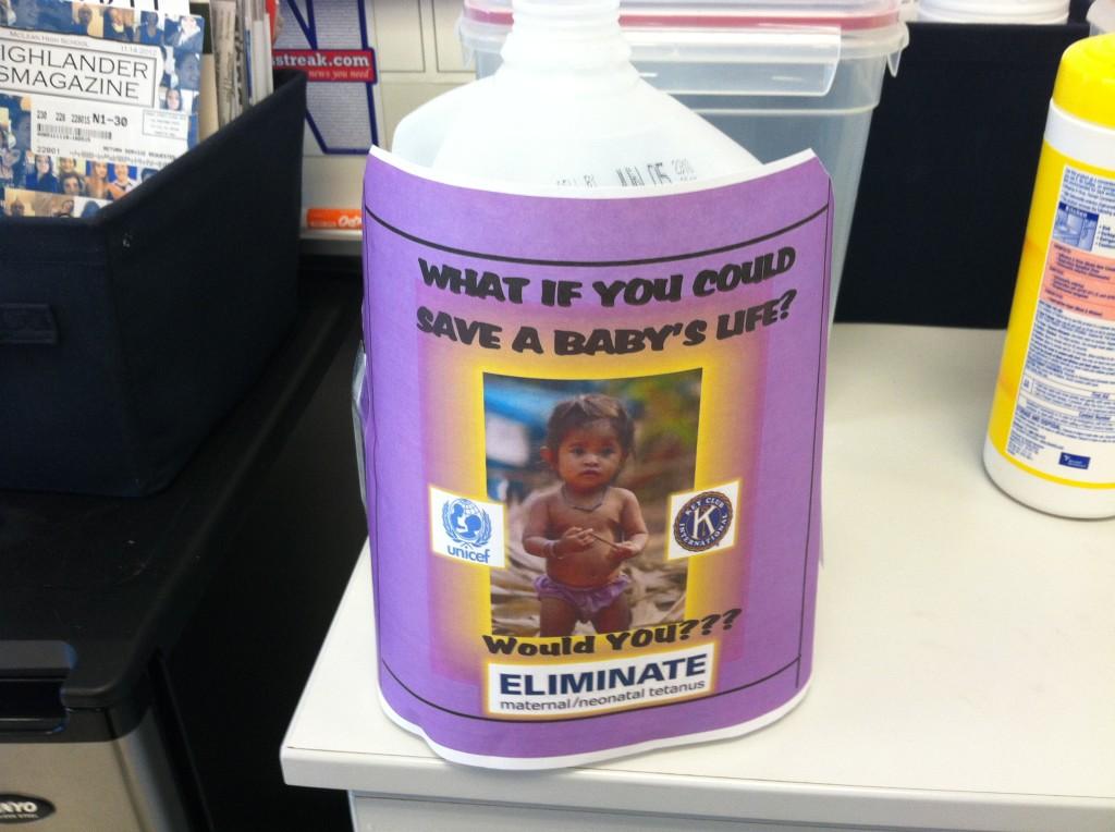 Key Club raises funds for the Eliminate project