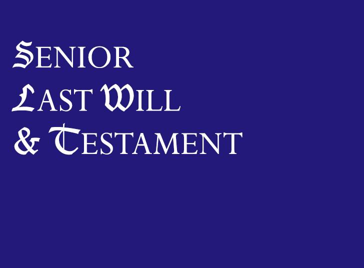 SENIORS! Last Will and Testament / Questionnaire