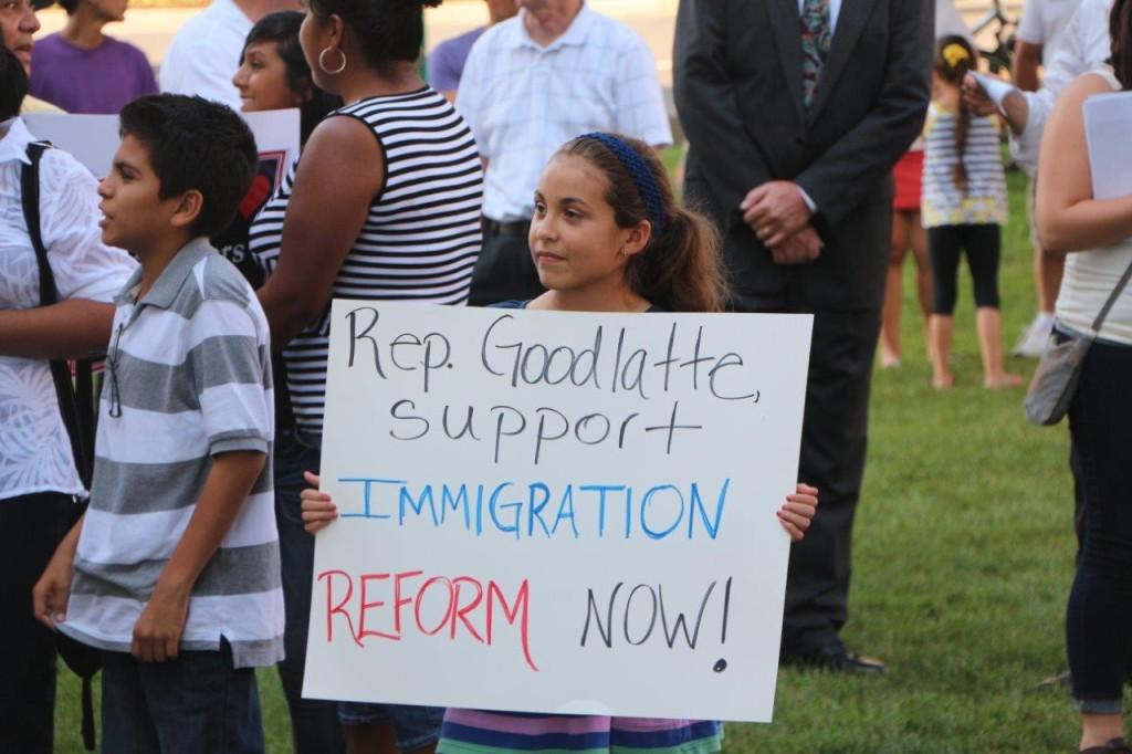 People of all ages showed up in support of immigration reform