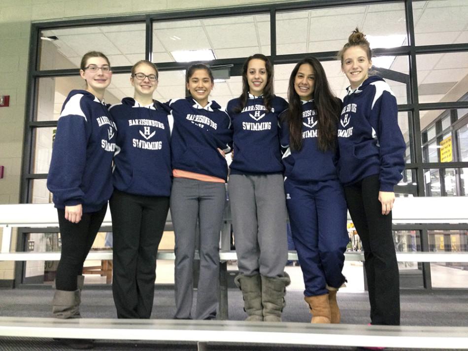 The girls swim team placed 16th out of 19 teams at the region meet.