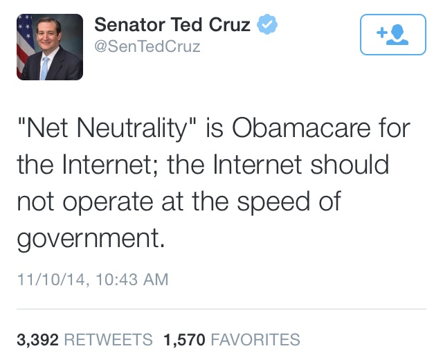 Opinion: Sen. Ted Cruz and Net Neutrality 