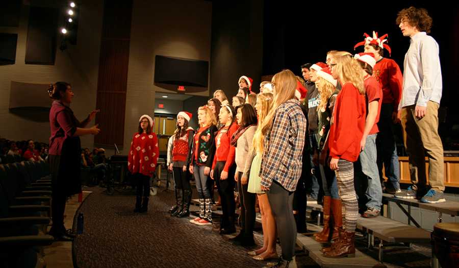 The HHS Honors Choir.