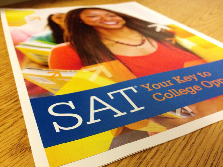 Students take SAT for the first time