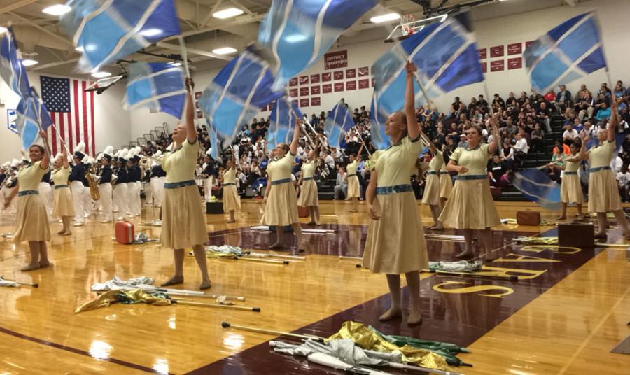 Marching band comes home with seven first place trophies
