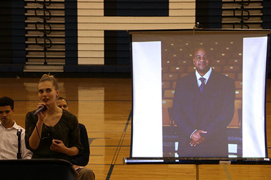Senior Jessica Denton sings a cover of the song Well Done by Deitrick Haddon in honor of Hargrove.











