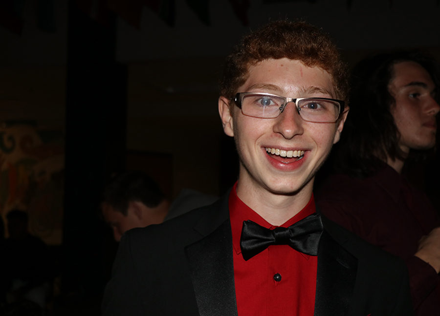 Ashton Landes dressed up for homecoming.