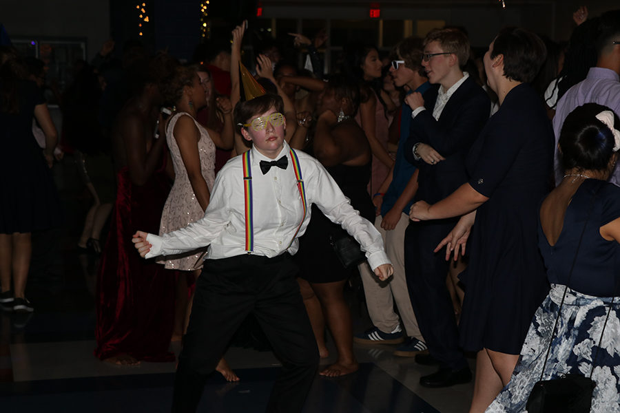 Freshman Josie Koolger isn't afraid to show off her dance moves.