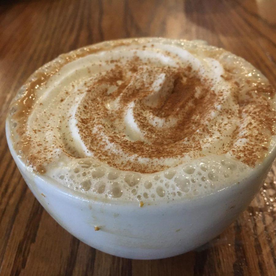 During the fall, Black Sheep offers the best pumpkin spice latte in town.