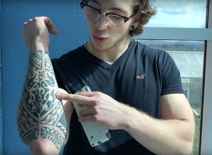Senior Attilio Illiano spends hundreds of dollars and hours out of his time to get the tattoos with different meanings that he wants. 