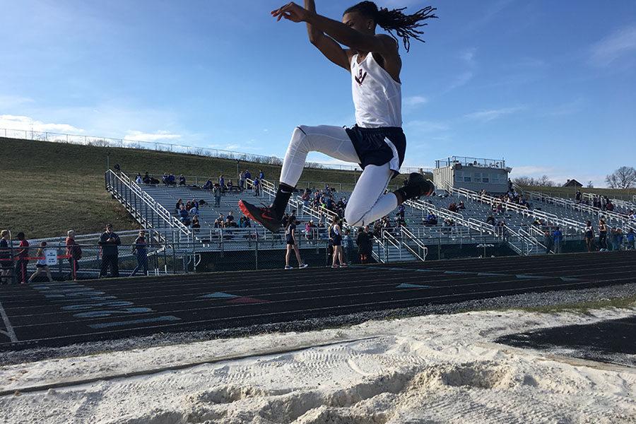 ___ ___ long jump