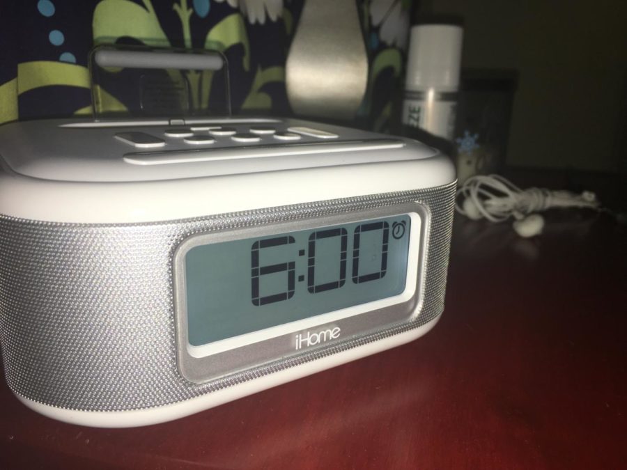 This view of Holly Bills alarm clock is what she wakes up to every morning. 