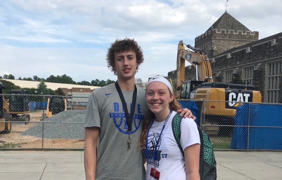 Bolyard meets sophomore Alex O'Connell, a guard from the Duke basketball team. Bolyard spent three days on Duke's campus for a volleyball camp and ended up meeting O'Connell.