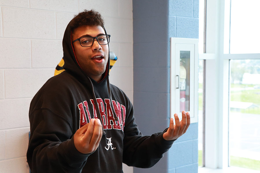 Senior Juniel Rodriguez started rapping when he was 11. “I have multiple styles: I can be lyrical, I can rap with a fun vibe or I could just go off like Lil Pump and just say stupid stuff over a beat,” Rodriguez said.