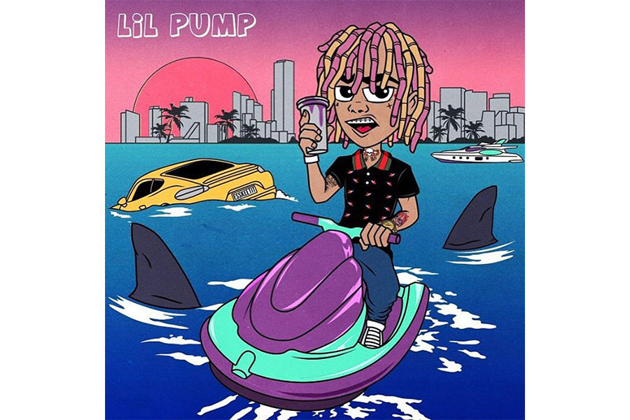 This is the album cover for Lil Pumps Lil Pump. 