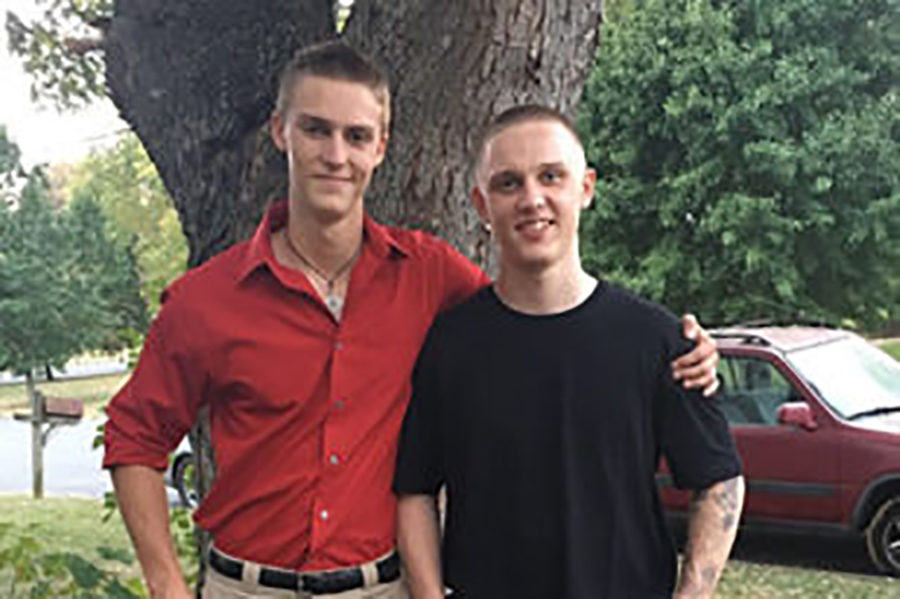 Senior+Blane+Murphy+spends+time+with+his+brother%2C+Jason+Murphy.+Jason+died+of+a+fentanyl+overdose%2C+leading+to+Blane+to+fight+the+stigma+associated+with+drug+addiction.