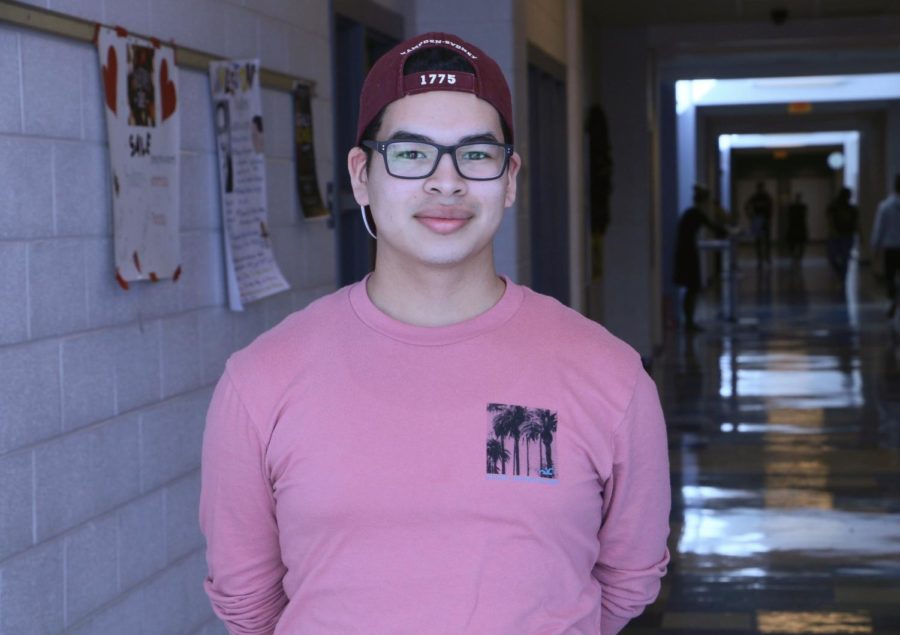 Junior Fernando Escobar-Medina believes as a gay Latino that society should open their minds to new ideas and embrace acceptance towards others.