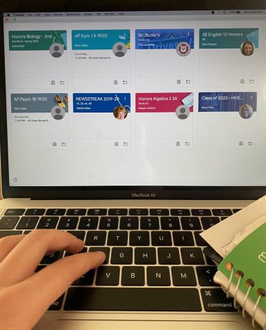 Many students and teachers are using online communication platforms, like google classroom, to reach out to students in their classes and be able to assign work. It is also a way for students to contact their teachers if they need to.