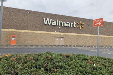 The sign for Walmart on 171 Burgess Road in Harrisonburg, Va.