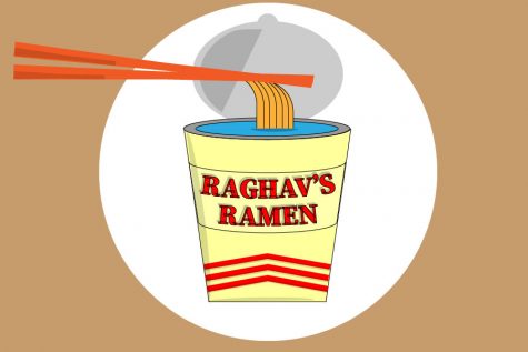 Senior Raghav Kharel started his own ramen business. He has been planning on this for years.