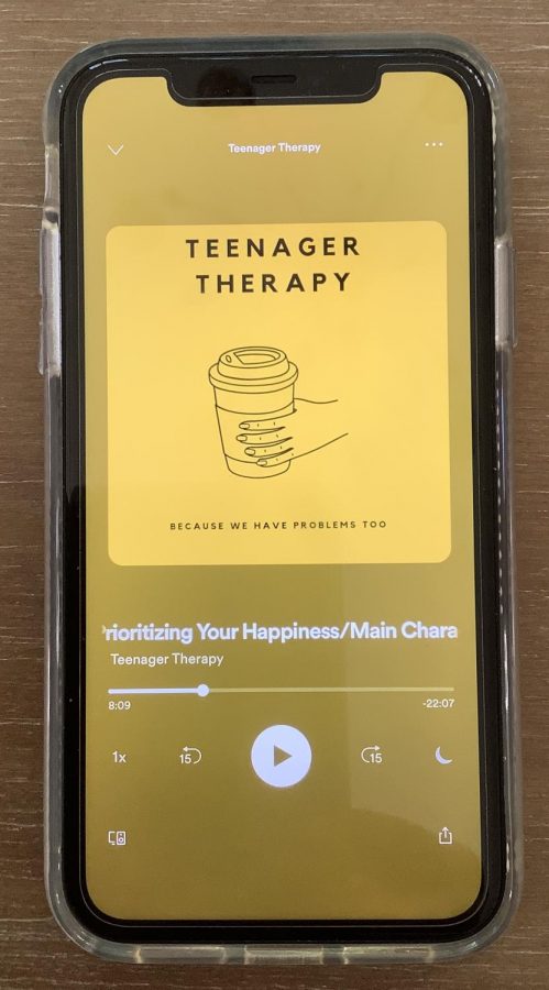 Cover of the Teenager Therapy podcast. You can listen to the Teenager Therapy podcast on apple podcast, Spotify and other streaming services. 