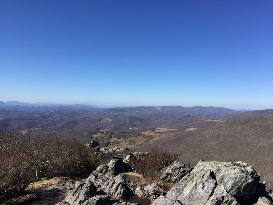 Freshman Olivia Eberly hikes in North Carolina with her family. She does most of her activities on Wednesday's when she doesn't have school.