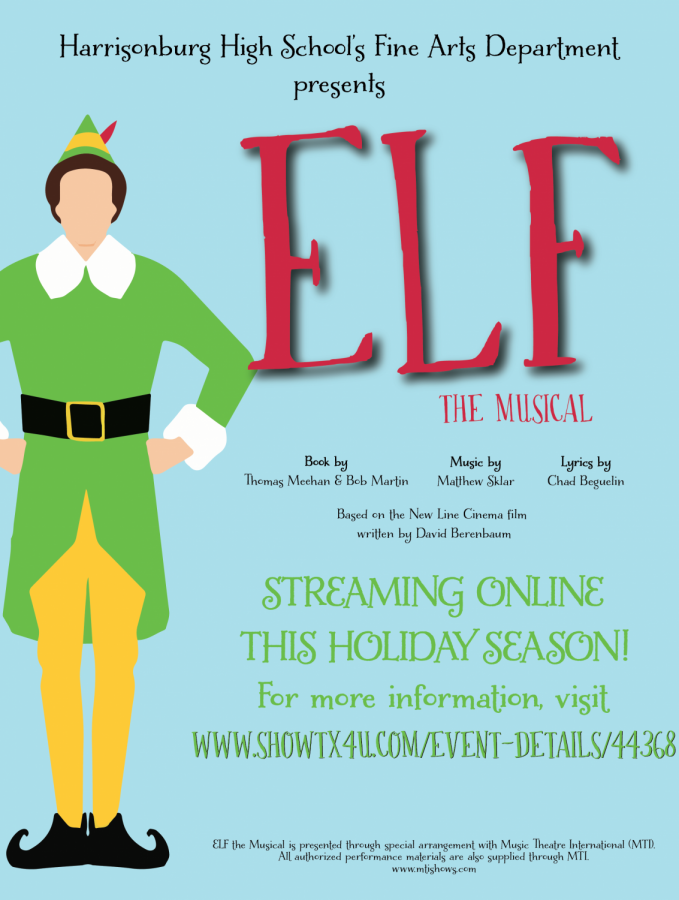 The poster for Elf: The Musical.