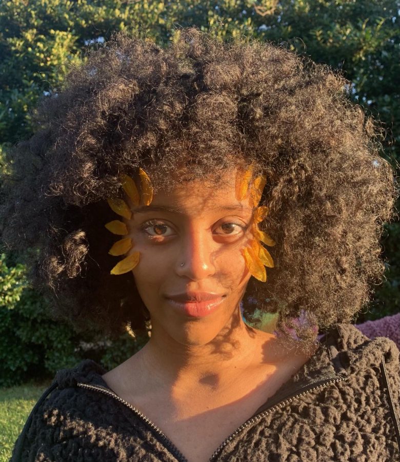 When I think of a sunflower I think of the words loyalty, love, and joy. I always strive to be not only a sunflower for myself, but for everyone around me, Senior Dani T-Medhin said. 