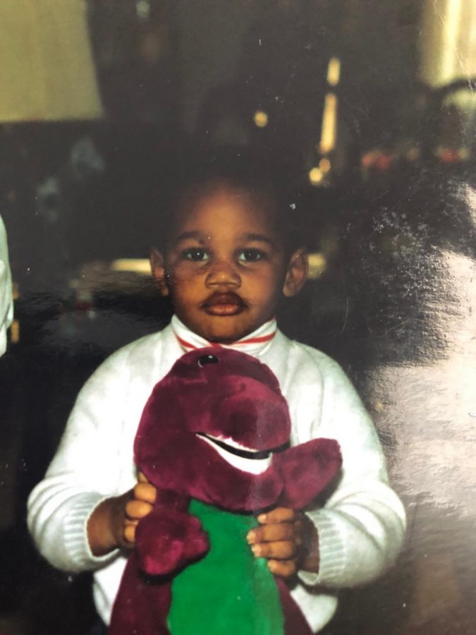 School Counselor Korey Lamb’s favorite toy from his childhood is his stuffed Barney. “I was a really big fan of the [Barney] show because of the music, [and] what kid wouldnt like a giant purple dinosaur,” Lamb said. 