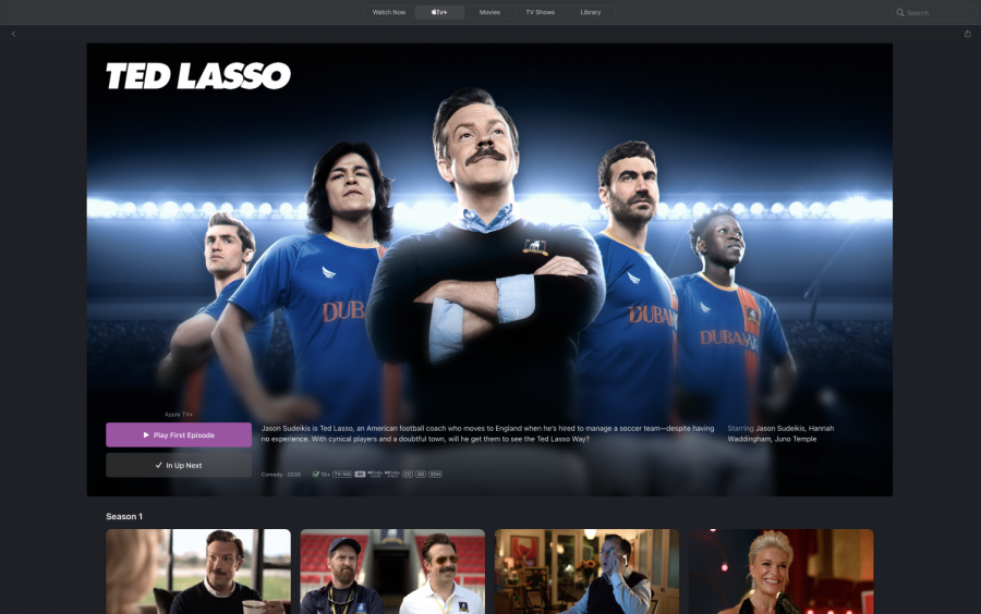 "Ted Lasso" is an Apple TV+ exclusive show. The first season of the show contains 10 episodes. 