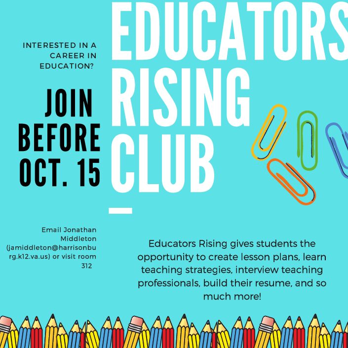 Join the Educators Rising Club to learn more about a future career in education.