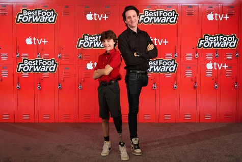 Josh Sundquist and Logan Marmino pose together. “All of my cast members and even the crew members, everybody was amazing. It definitely made the experience of being on set a lot more enjoyable and much better, especially since it was my first time,” Marmino said. 