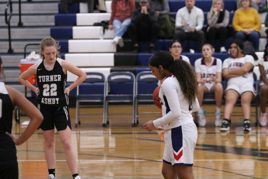 Eighth grader Sheffey Alyse gets two shots.