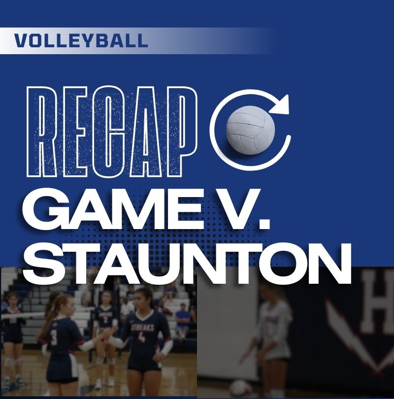 Volleyball game against Staunton: recap