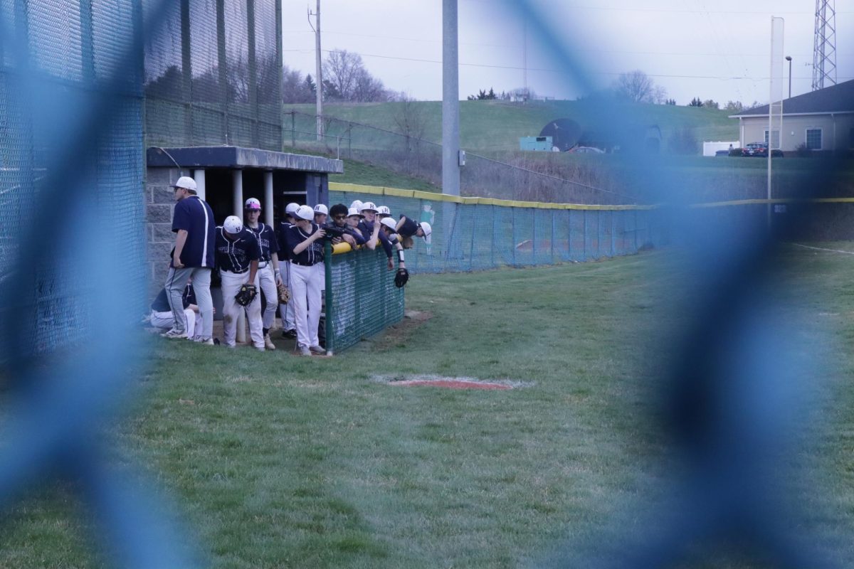 JV players getting prepared for the game against Staunton High School.