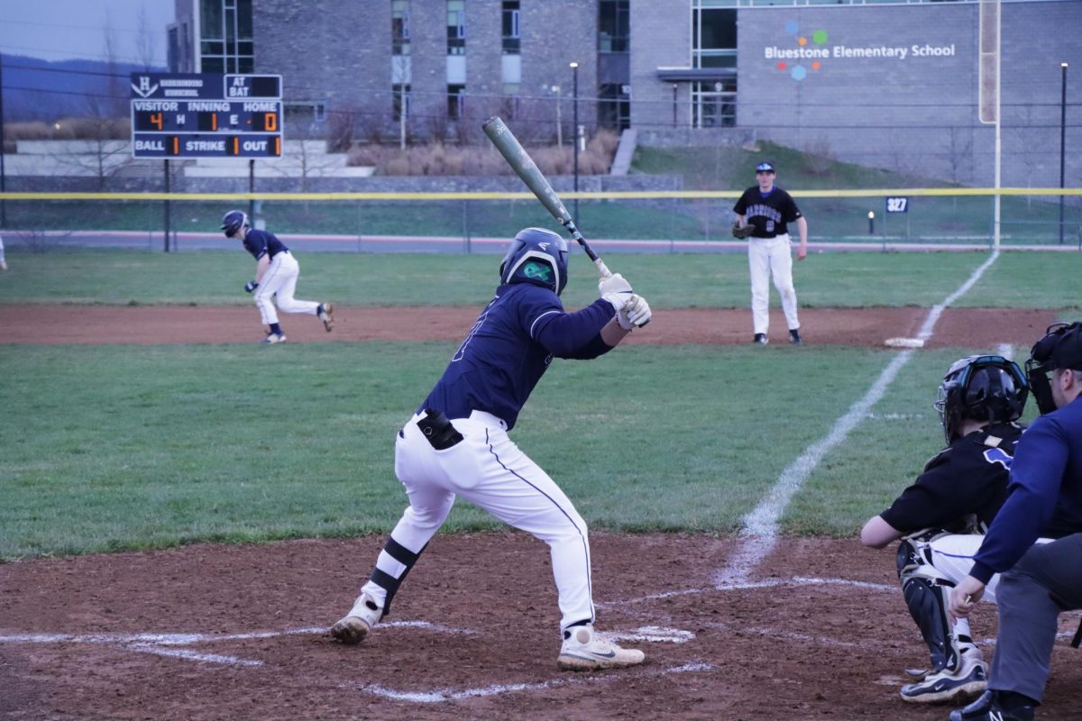 Junior Noel Cano Rocha gets ready to hit. 