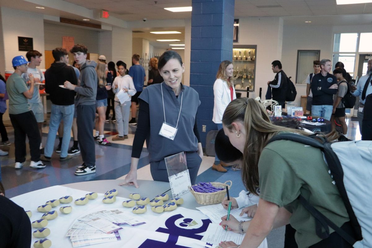 Kris Kirwan explains her work at JMU in the nursing field. 