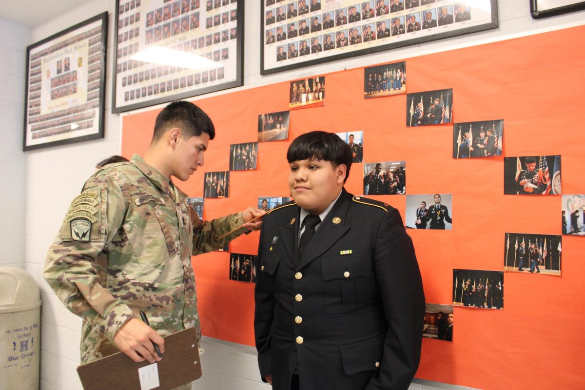C/CSM Alex Diaz inspecting Jacob