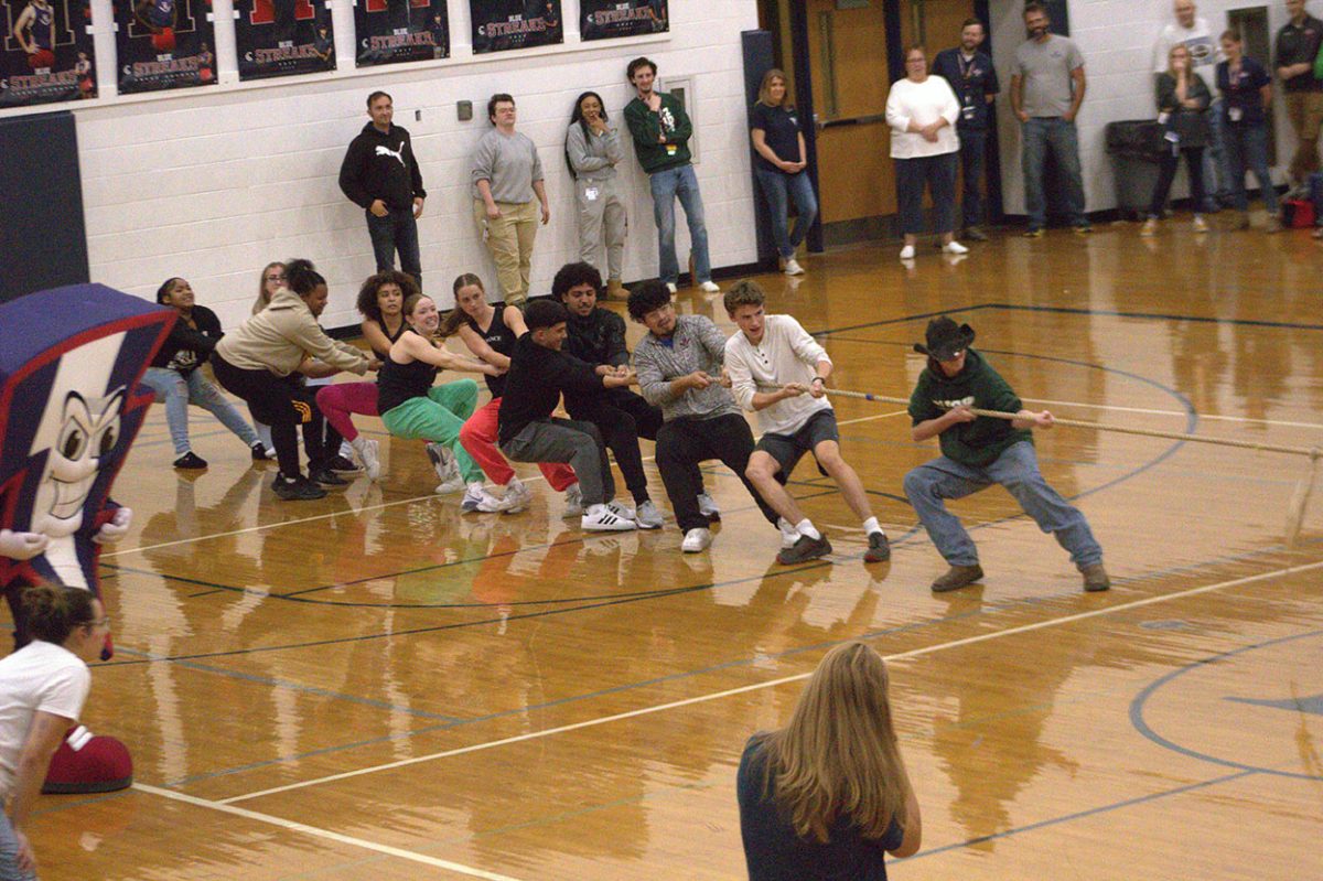 Students have fun at pep rally