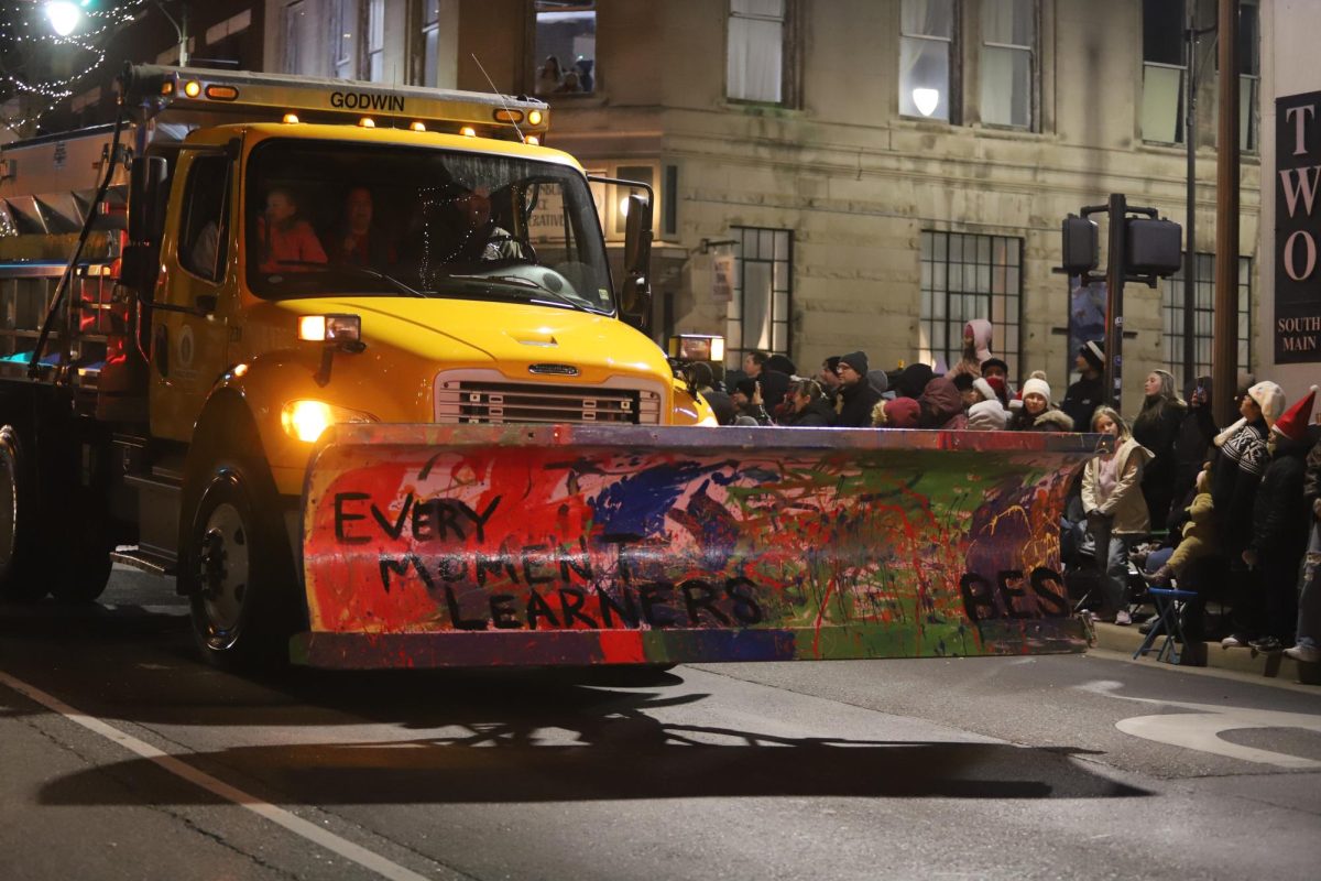 Waterman Elementary Decorated Snow truck