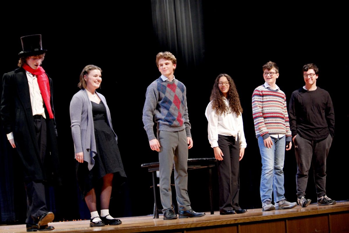 The cast lines up for a bow after an incredible performance.