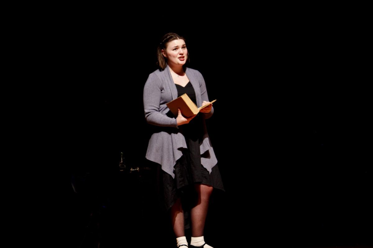 Charles Dickens (Hazel Pinnow) narrates the goings on.
