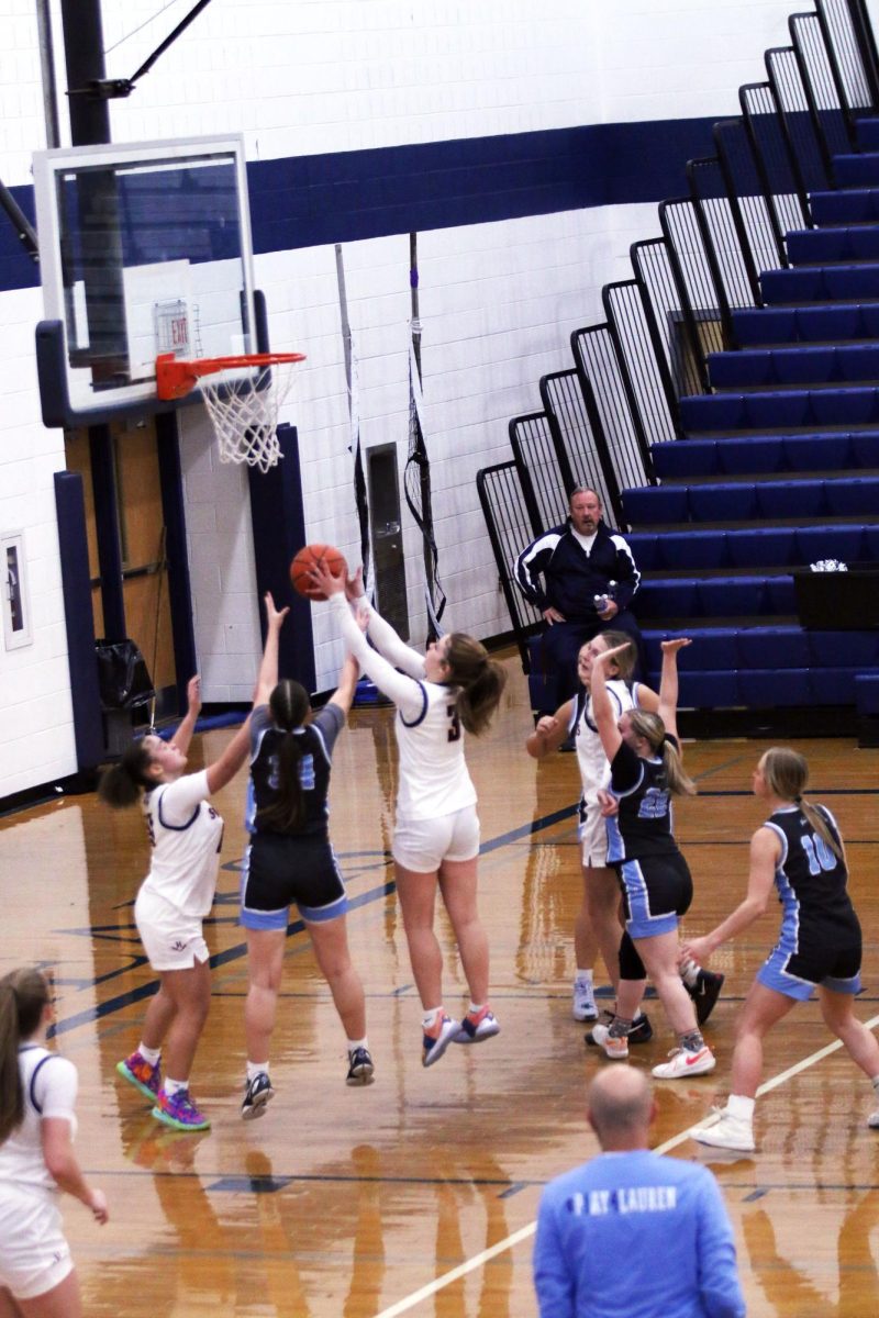 Sierra Cain gets the rebound
