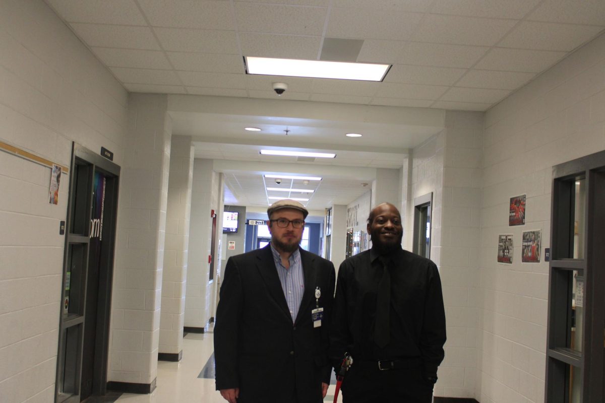 Teachers with their spy outfit.