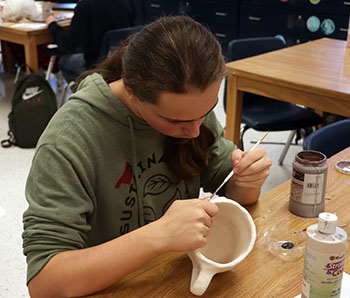 Alonzo Vaughan glazing his "ugly mug."
